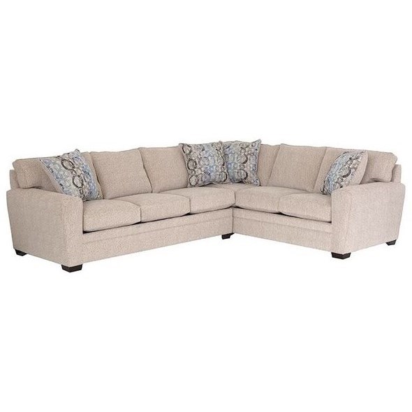 LaCrosse Manhattan 539605+80 123108 Sectional Sofa with Queen Mattress Mueller Furniture